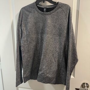 Men's Gray Sweeter Lululemon Engineered Warmth Long Sleeve